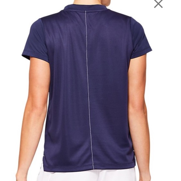 NWT ASICS Athletic Practice Short Sleeve Top Large Blue - Picture 12 of 12